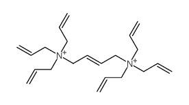 2-Butene-1,4-diaminium,N1,N1,N1,N4,N4,N4-hexa-2-propen-1-yl-, bromide (1:2) structure