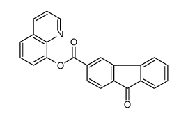 quinolin-8-yl 9-oxofluorene-3-carboxylate结构式