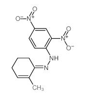 2-Cyclohexen-1-one,2-methyl-, 2-(2,4-dinitrophenyl)hydrazone Structure