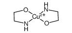 2-Aminoethanol copper complex structure