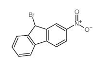 9H-Fluorene,9-bromo-2-nitro-结构式