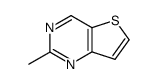 Thieno[3,2-d]pyrimidine, 2-methyl- (9CI)结构式