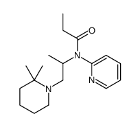 N-[1-(2,2-dimethylpiperidin-1-yl)propan-2-yl]-N-pyridin-2-ylpropanamide Structure