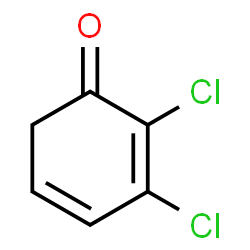 2,4-Cyclohexadien-1-one,2,3-dichloro-(9CI) Structure