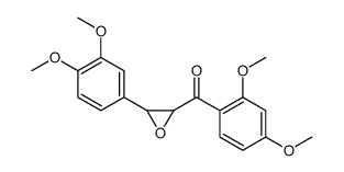 (2,4-dimethoxyphenyl)-[3-(3,4-dimethoxyphenyl)oxiran-2-yl]methanone Structure