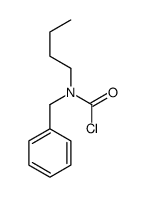 N-benzyl-N-butylcarbamoyl chloride Structure
