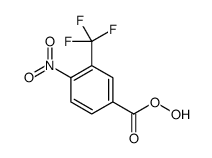 4-nitro-3-(trifluoromethyl)benzenecarboperoxoic acid结构式