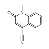 4-Quinolinecarbonitrile,1,2-dihydro-1-methyl-2-oxo-(9CI) Structure