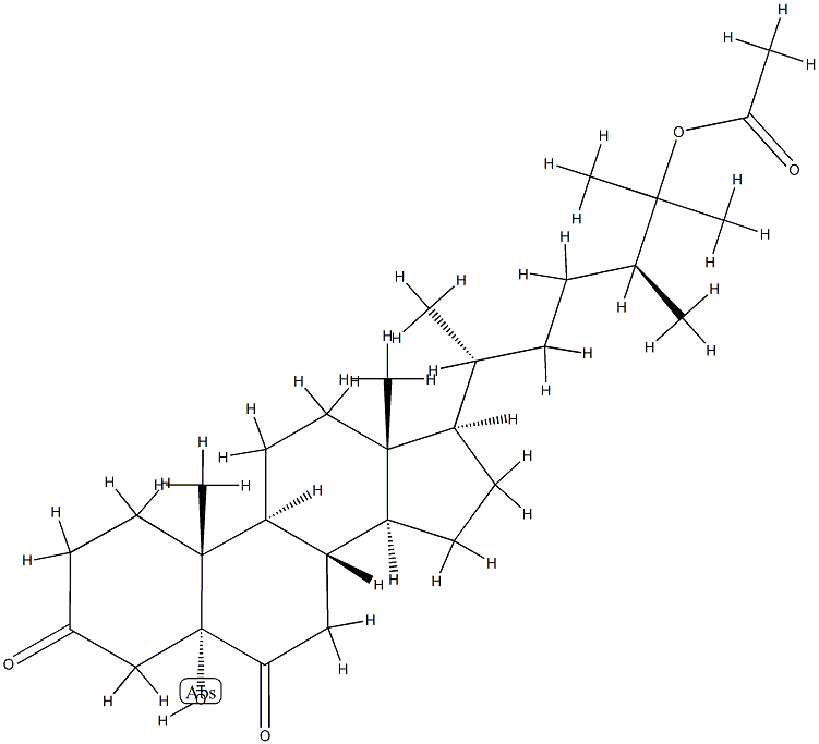 25-(Acetyloxy)-5-hydroxy-5α-ergostane-3,6-dione picture