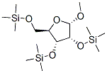 .alpha.-D-Ribofuranoside, methyl 2,3,5-tris-O-(trimethylsilyl)-结构式