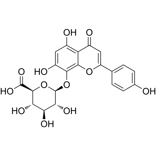 Isoscutellarein 8-O-β-D-glucuronide picture