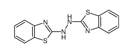 N,N'-bis-benzothiazol-2-yl-hydrazine Structure