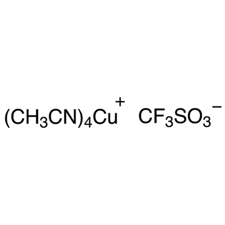 Tetrakis(acetonitrile)copper trifluoromethanesulfonate Structure