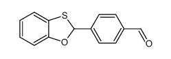 4-(1,3-benzoxathiol-2-yl)benzaldehyde Structure