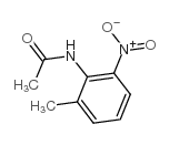Acetamide,N-(2-methyl-6-nitrophenyl)- structure