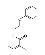 2-phenoxyethyl 2-methylbut-2-enoate Structure