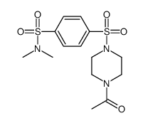 Piperazine, 1-acetyl-4-[[4-[(dimethylamino)sulfonyl]phenyl]sulfonyl]- (9CI) picture