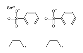[benzenesulfonyloxy(dibutyl)stannyl] benzenesulfonate Structure