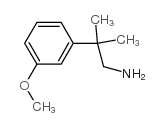 2-(3-methoxyphenyl)-2-methylpropan-1-amine structure