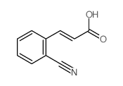2-Propenoic acid,3-(2-cyanophenyl)-结构式
