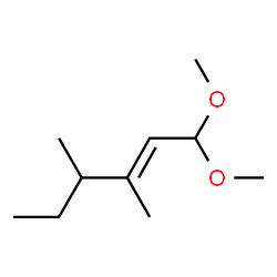 2-Hexenal diethyl acetal, trans结构式