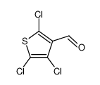3-Thiophenecarboxaldehyde, 2,4,5-trichloro-结构式