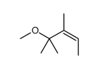 4-methoxy-3,4-dimethylpent-2-ene Structure