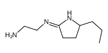 N'-(2-propyl-3,4-dihydro-2H-pyrrol-5-yl)ethane-1,2-diamine结构式