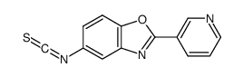5-isothiocyanato-2-pyridin-3-yl-1,3-benzoxazole Structure