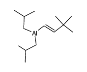 diisobutyl(3,3-dimethylbut-1-en-1-yl)alane结构式