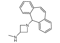 1-[5H-Dibenzo[a,d]cyclohepten-5-yl]-N-methyl-3-azetidinamine structure