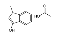 acetic acid,3-methyl-3H-inden-1-ol Structure