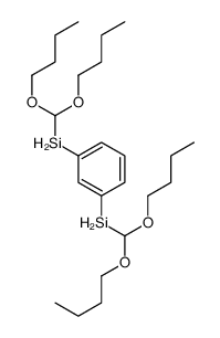dibutoxymethyl-[3-(dibutoxymethylsilyl)phenyl]silane Structure