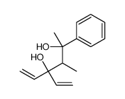 4-ethenyl-3-methyl-2-phenylhex-5-ene-2,4-diol结构式