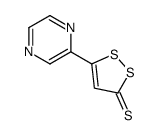 5-pyrazin-2-yldithiole-3-thione Structure