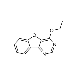 4-乙氧基苯并呋喃[3,2-d]嘧啶结构式