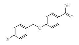 4-[(4-bromobenzyl)oxy]benzoic acid结构式