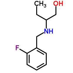 2-(2-FLUORO-BENZYLAMINO)-BUTAN-1-OL结构式