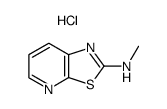 methyl-thiazolo[5,4-b]pyridin-2-yl-amine, monohydrochloride Structure