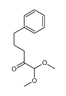 1,1-dimethoxy-5-phenylpentan-2-one Structure