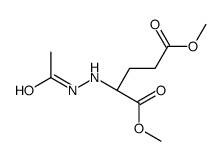 dimethyl (2S)-2-(2-acetylhydrazinyl)pentanedioate结构式