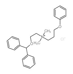 2-benzhydryloxyethyl-dimethyl-(3-phenoxypropyl)azanium picture