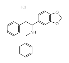 1-benzo[1,3]dioxol-5-yl-N-benzyl-2-phenyl-ethanamine结构式
