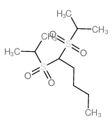 1,1-bis(propan-2-ylsulfonyl)pentane Structure