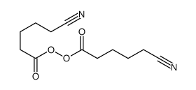 5-cyanopentanoyl 5-cyanopentaneperoxoate结构式