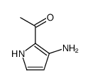 1-(3-amino-1H-pyrrol-2-yl)ethanone结构式