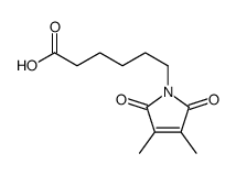 6-(3,4-dimethyl-2,5-dioxopyrrol-1-yl)hexanoic acid结构式