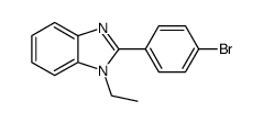 1-ethyl-2-(4-bromophenyl)benzimidazole Structure