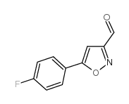 5-(4-FLUOROPHENYL)ISOXAZOLE-3-CARBOXAL& Structure