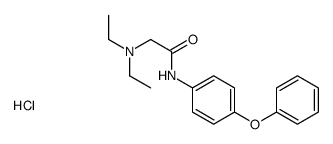 diethyl-[2-oxo-2-(4-phenoxyanilino)ethyl]azanium,chloride结构式